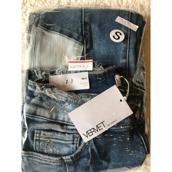 Women's Veret Tri-Color Flare Leg Jeans - Picture 7 of 7